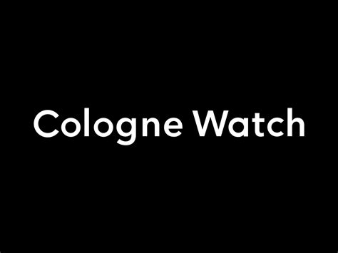 cologne watch|cologne watch vpn nutzung.